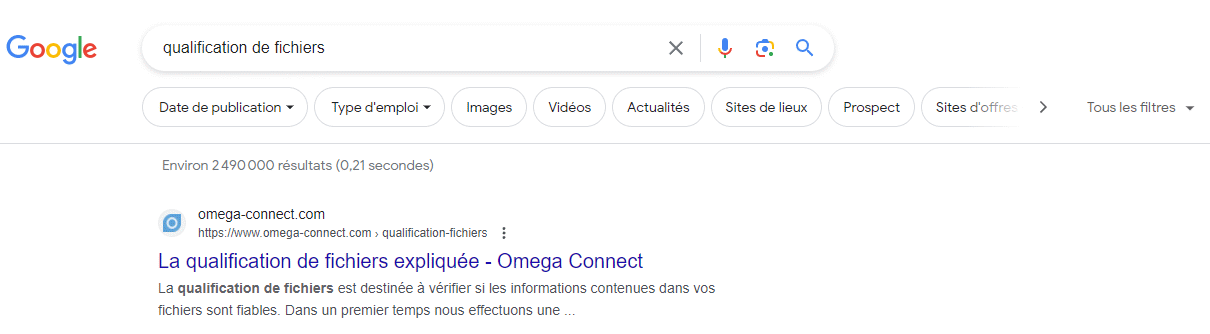 Objectif 1ère page Google